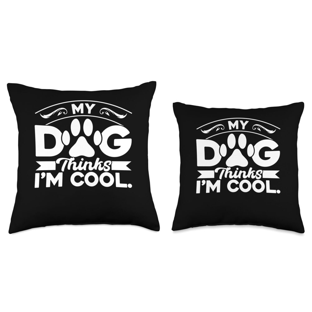 2267 Pet Dog Lovers Throw Pillow, 16x16, Multicolor - Picture 3 of 3